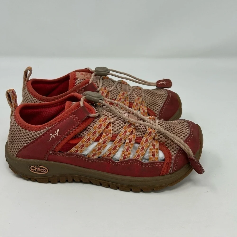 Chaco Unisex Kids Orange & Red Outcross 2 All Terrain Quick Dry Sneakers Size 13